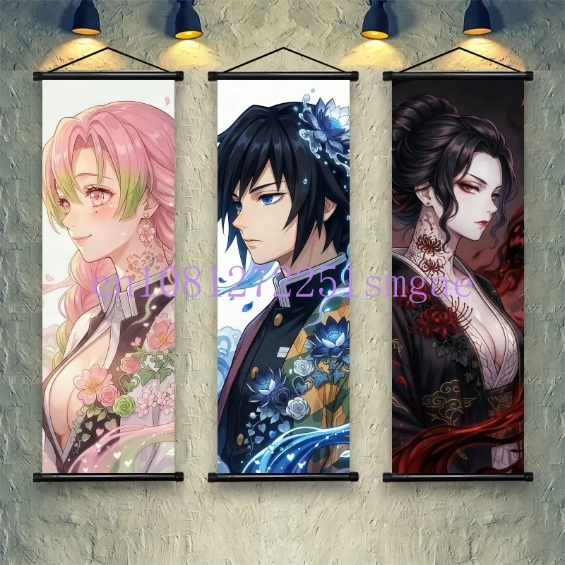 Demon Slayer Scroll Picture Anime Poster Kamado Tanjirou Hanging Painting Rengoku Kyoujurou Wall Artwork Uzui Tengen Home Decor
Demon Slayer Scroll Picture Anime Poster Kamado Tanjirou Hanging Painting Rengoku Kyoujurou Wall Artwork Uzui Tengen Home Decor