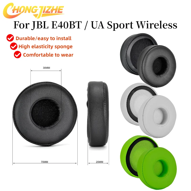 CHONGJIZHE Replacement Protein skin memory sponge Ear Pads for JBL E40BT / UA Sport Wireless Headset Earmuff Repairing Parts
CHONGJIZHE Replacement Protein skin memory sponge Ear Pads for JBL E40BT / UA Sport Wireless Headset Earmuff Repairing Parts