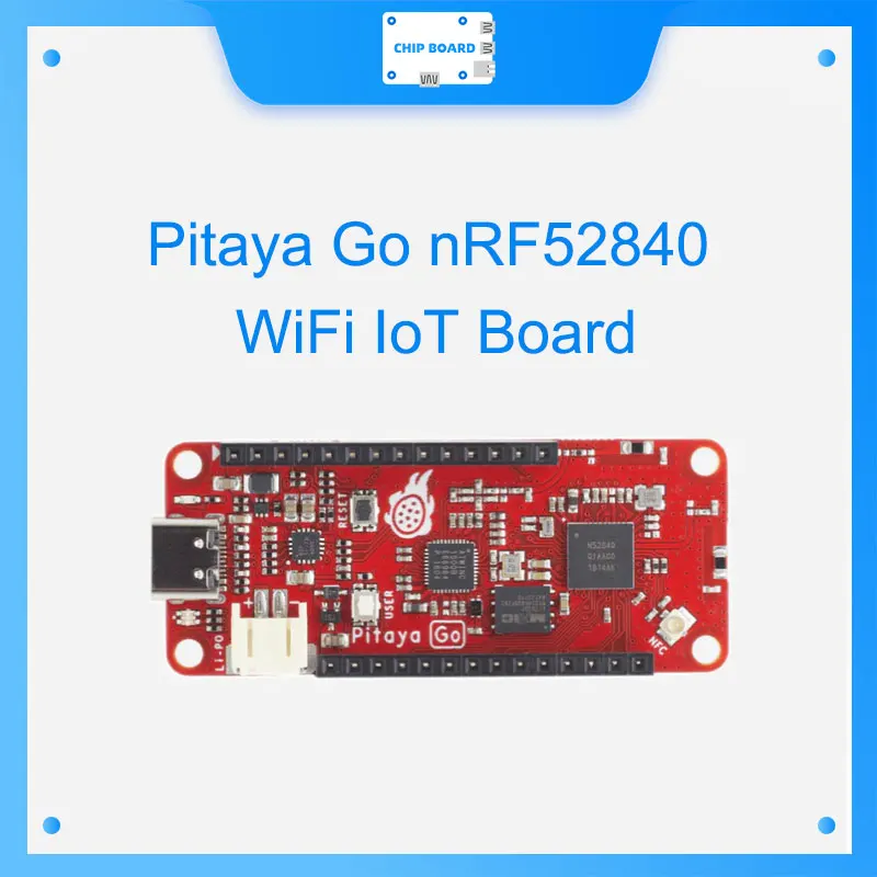 Плата IoT Wi-Fi Pitaya Go nRF52840 — Bluetooth 5, Thread, Zigbee, Low-Power, NFC, RGB LED, USB-C
Плата IoT Wi-Fi Pitaya Go nRF52840 — Bluetooth 5, Thread, Zigbee, Low-Power, NFC, RGB LED, USB-C