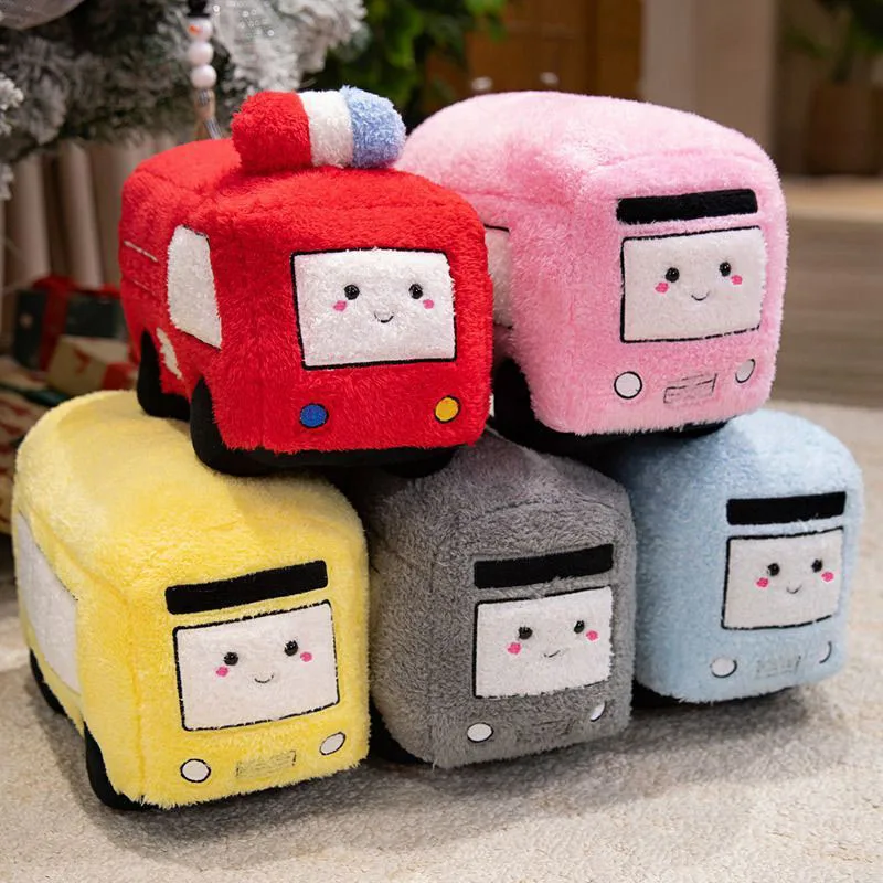 Cute Bus Fire Truck Plush Toy Squishy Stuffed Cartoon Car Pillow for Kid Kawaii Vehicle Plush Cushion for Children Birthday Gift
Cute Bus Fire Truck Plush Toy Squishy Stuffed Cartoon Car Pillow for Kid Kawaii Vehicle Plush Cushion for Children Birthday Gift