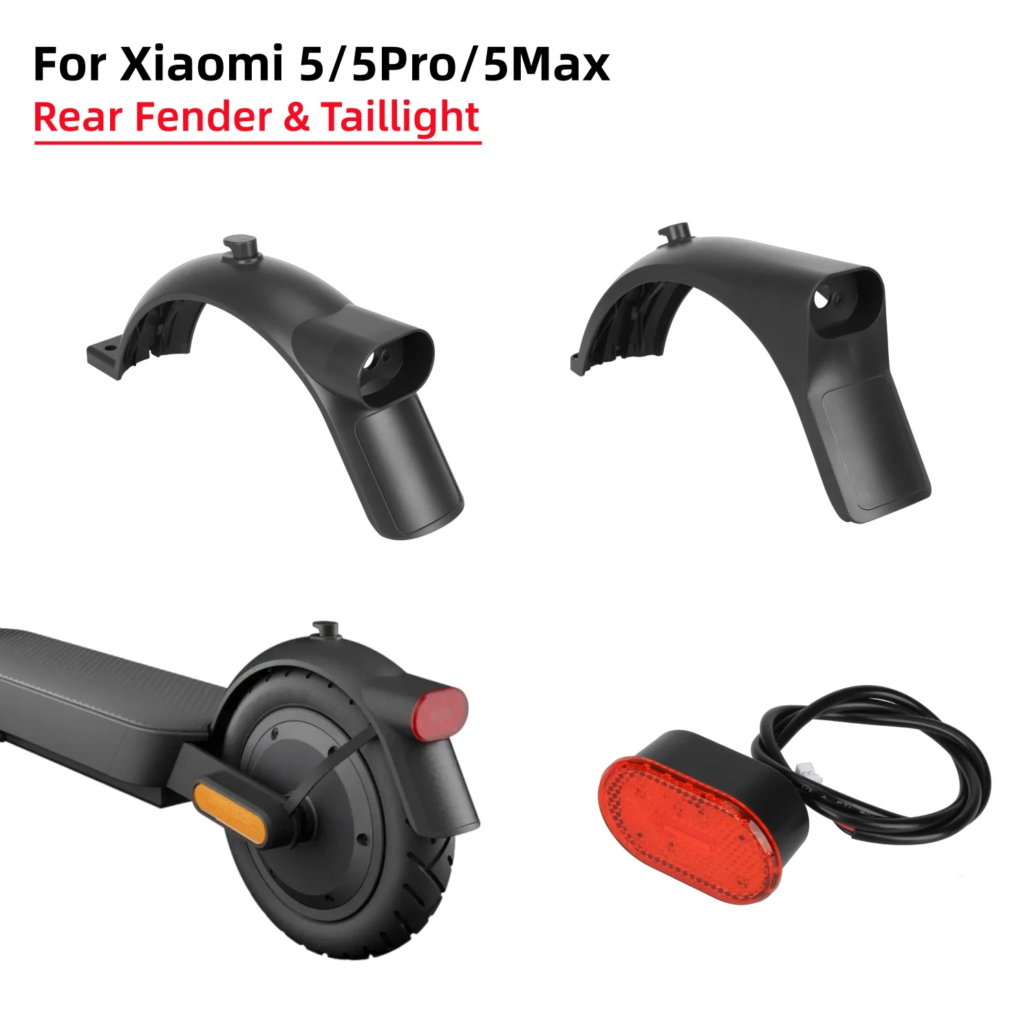 For Xiaomi 5 Series Scooter Rear Fender with Hook For Mijia 5 5 Pro 5 Max Electric Scooter Rear Mudguard Fender Taillight Parts
For Xiaomi 5 Series Scooter Rear Fender with Hook For Mijia 5 5 Pro 5 Max Electric Scooter Rear Mudguard Fender Taillight Parts