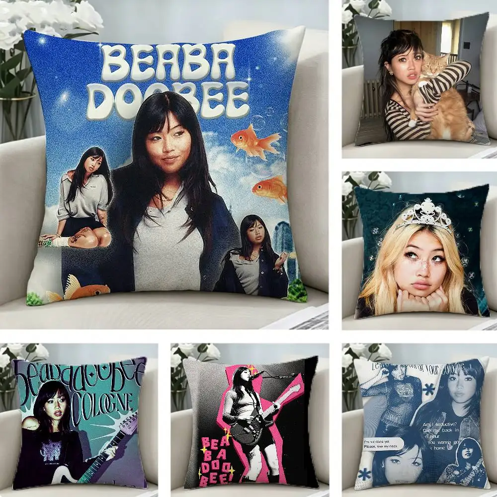 S-Singer B-Beabadoobee Pillow Case Pattern Printed Pillowcase For Living Room Sofa Cushion Cover
S-Singer B-Beabadoobee Pillow Case Pattern Printed Pillowcase For Living Room Sofa Cushion Cover