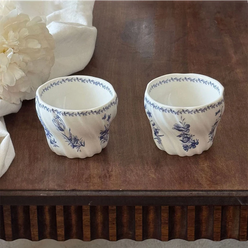 French Retro Style Pretty High Temperature Firing Ceramics Coffee Cup Heat Resisting Drinkware Thread Relief Milk Afternoon Tea
French Retro Style Pretty High Temperature Firing Ceramics Coffee Cup Heat Resisting Drinkware Thread Relief Milk Afternoon Tea