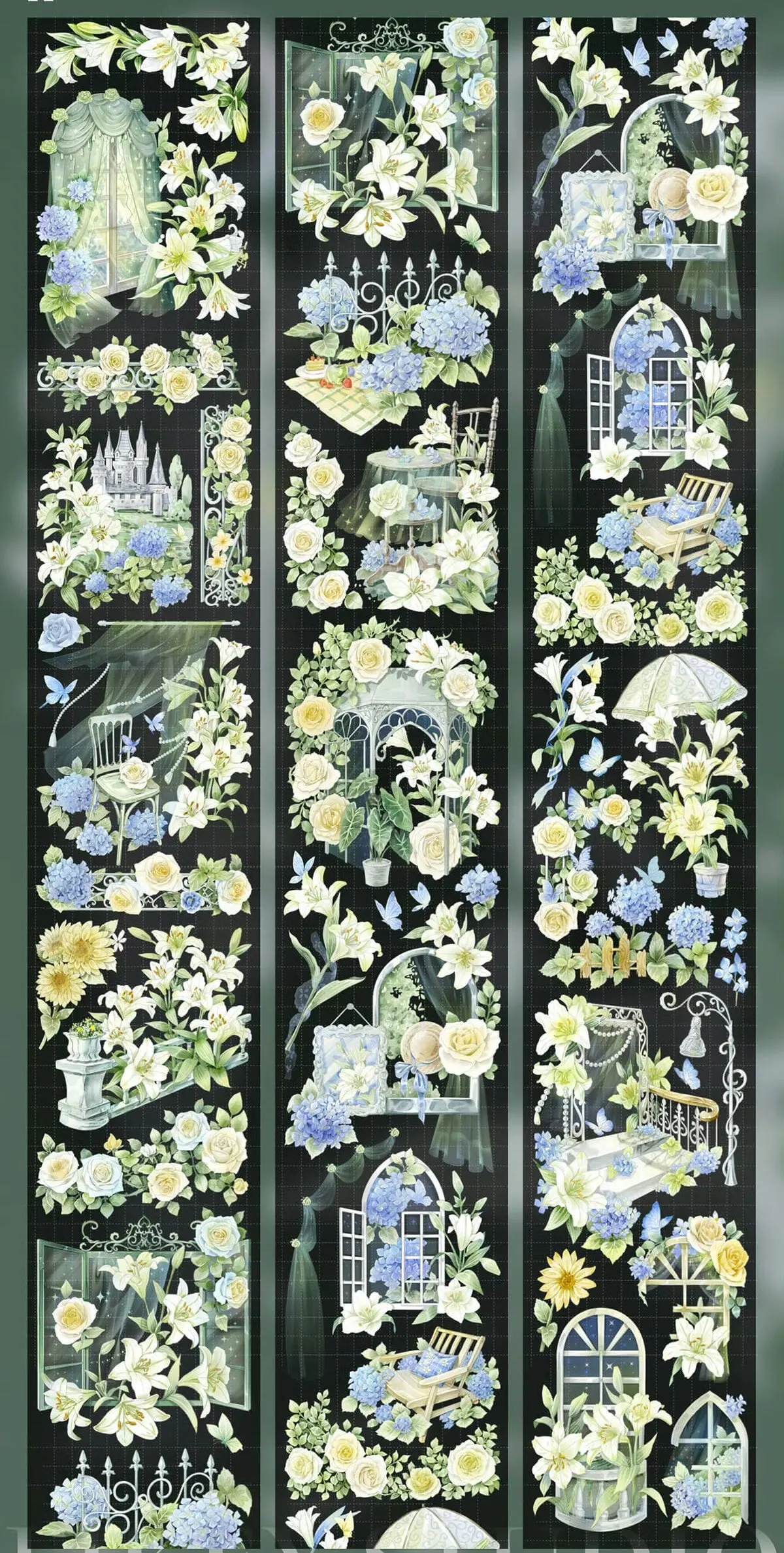 3 петли Likely Washi ПЭТ-лента для отбора проб/легкая пыль-водопад/падающие цветы струящиеся/цветок вишни, зеркальная весна/облако S
3 петли Likely Washi ПЭТ-лента для отбора проб/легкая пыль-водопад/падающие цветы струящиеся/цветок вишни, зеркальная весна/облако S