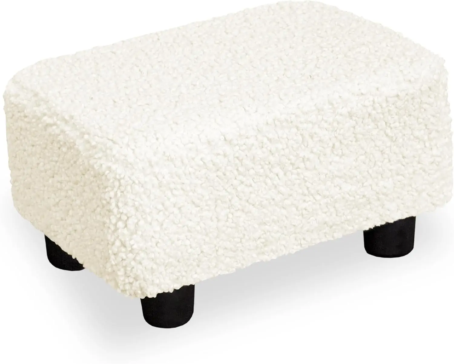 Small Foot Stool Ottoman with Legs, Soft Ivory White Footrest for Living Room Bedroom Office, Anti-Slip & Sturdy
Small Foot Stool Ottoman with Legs, Soft Ivory White Footrest for Living Room Bedroom Office, Anti-Slip & Sturdy