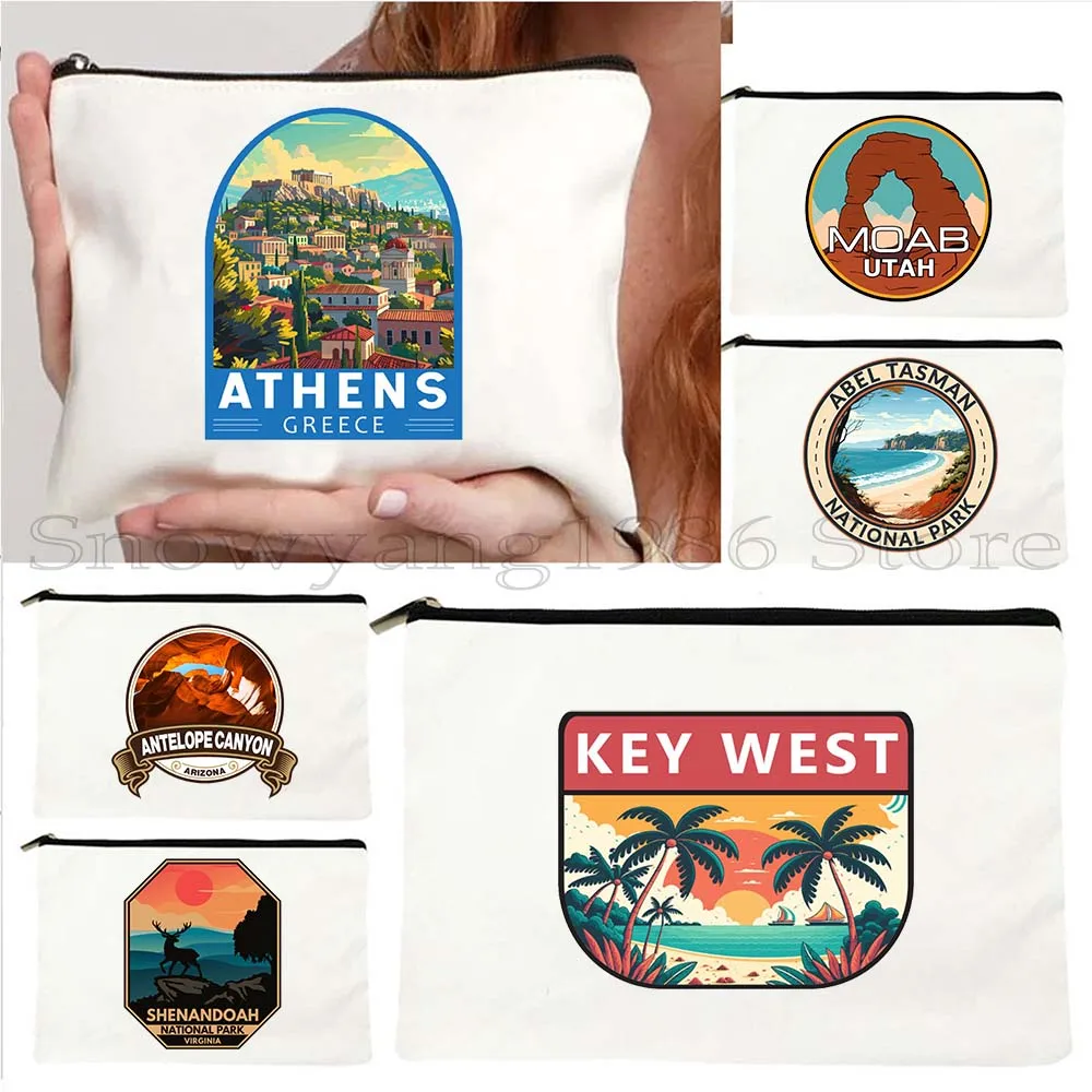 Fuji Rocky Mountain Zion National Park Hawaii Kuwait Jaipur India Utah New Orleans Greece Cosmetic Makeup Bag Pouch Pencil Case
Fuji Rocky Mountain Zion National Park Hawaii Kuwait Jaipur India Utah New Orleans Greece Cosmetic Makeup Bag Pouch Pencil Case
