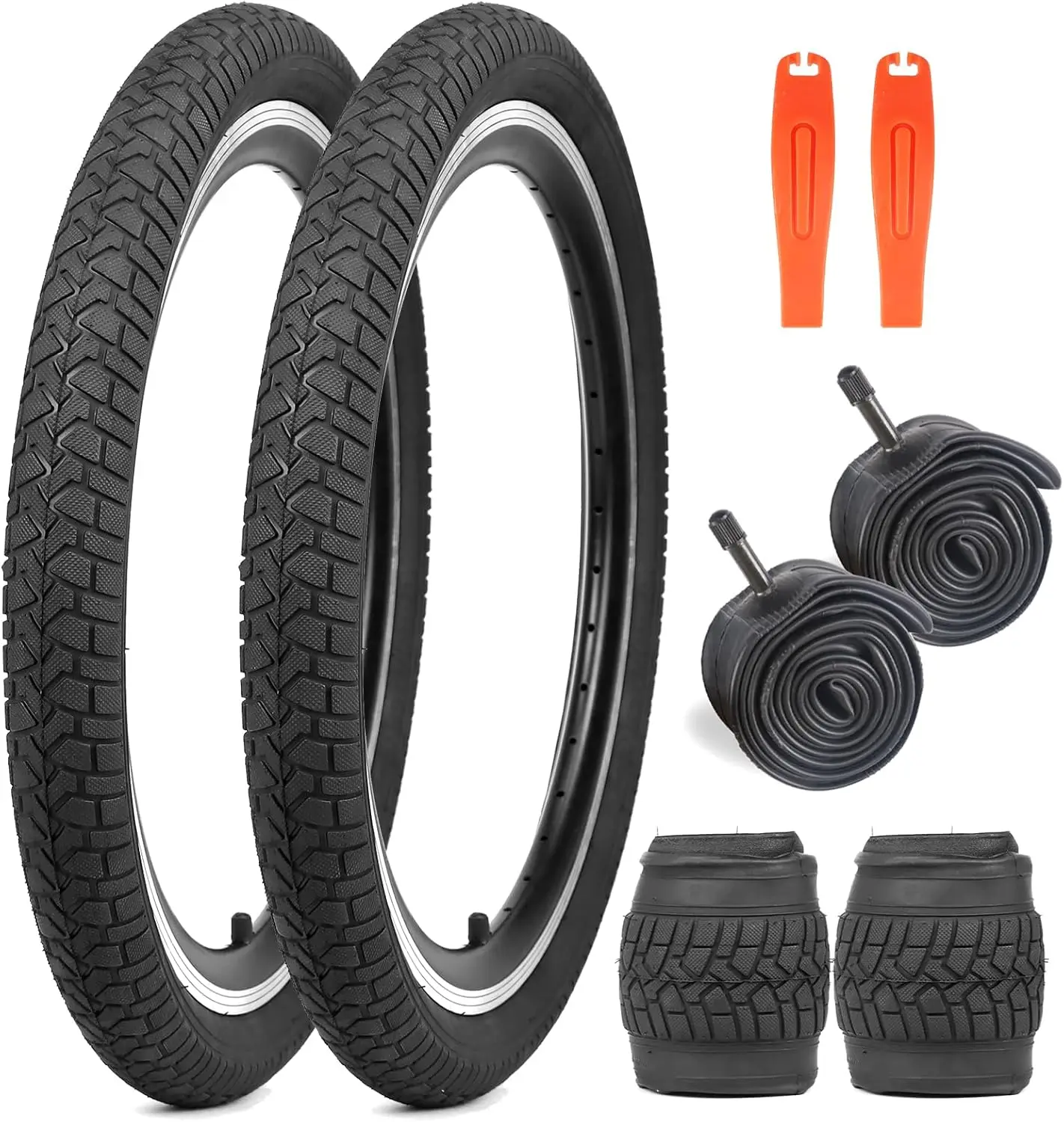 Bike Tire 20 Inch Kid Bike Tires 1/2 Pack 20 x 2.125 Folding Bead Replacement Tyre with/Without 20 Inch Inner Tubes for 20 Inch
Bike Tire 20 Inch Kid Bike Tires 1/2 Pack 20 x 2.125 Folding Bead Replacement Tyre with/Without 20 Inch Inner Tubes for 20 Inch