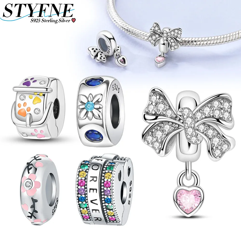 925 Sterling Silver Safety Buckle Isolation Series Love Color Zirconium Beads for Women's Fit Original Bracelet Jewelry
925 Sterling Silver Safety Buckle Isolation Series Love Color Zirconium Beads for Women's Fit Original Bracelet Jewelry