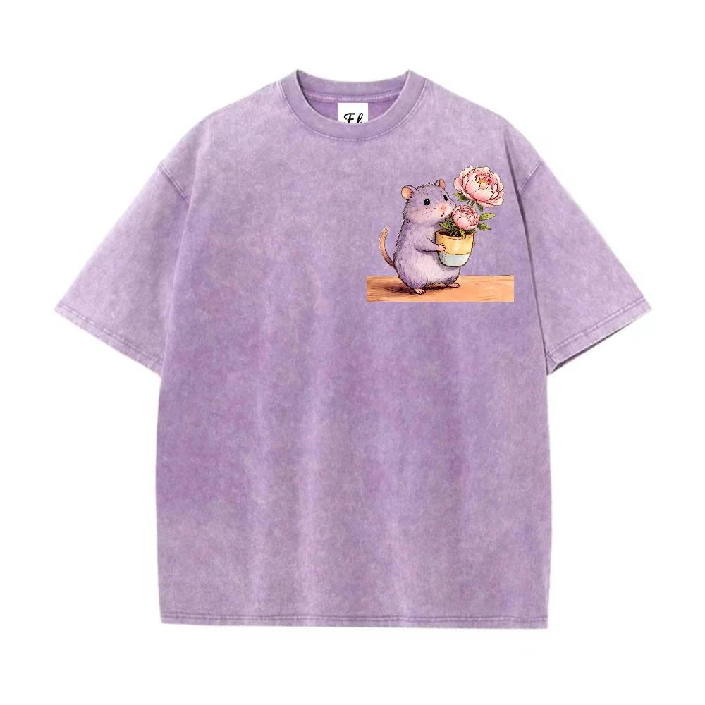 Adorable Hamster Floral Design T Shirt High Quality Soft Fabric Tee For Fashion Fans To Stand Out In Crowd And Embrace Lovely
Adorable Hamster Floral Design T Shirt High Quality Soft Fabric Tee For Fashion Fans To Stand Out In Crowd And Embrace Lovely