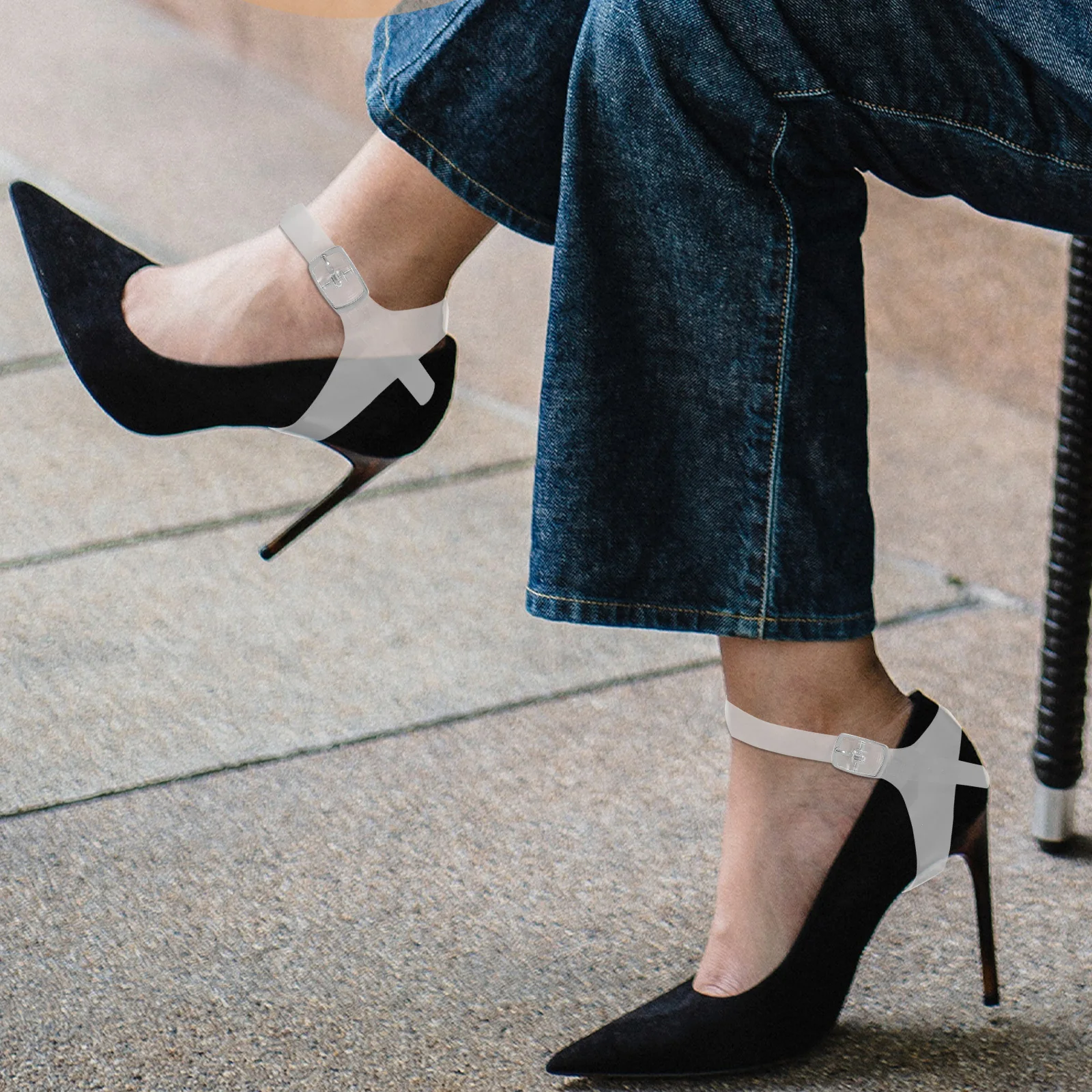 2Pairs High Heel Shoe Straps Transparent Detachable Adjustable Buckle Anti-Loose Shoelace for Comfortable Secure Fit Replacement 
2Pairs High Heel Shoe Straps Transparent Detachable Adjustable Buckle Anti-Loose Shoelace for Comfortable Secure Fit Replacement