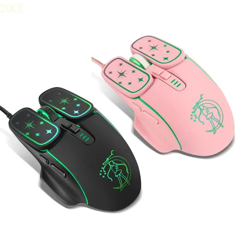 20ce Проводные легкие игровые мыши RGB RGB Эргономические оптические мыши 6 кнопок программируемый драйвер 7200DPI Регулируемый
20ce Проводные легкие игровые мыши RGB RGB Эргономические оптические мыши 6 кнопок программируемый драйвер 7200DPI Регулируемый