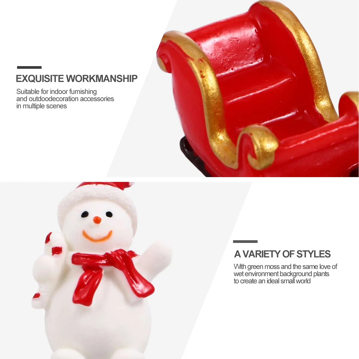12Pcs Snowman Resin Mini Christmas Ornament Creative Micro Landscape Decoration for Succulent Moss Craft Gift Tabletop Adornment
12Pcs Snowman Resin Mini Christmas Ornament Creative Micro Landscape Decoration for Succulent Moss Craft Gift Tabletop Adornment
