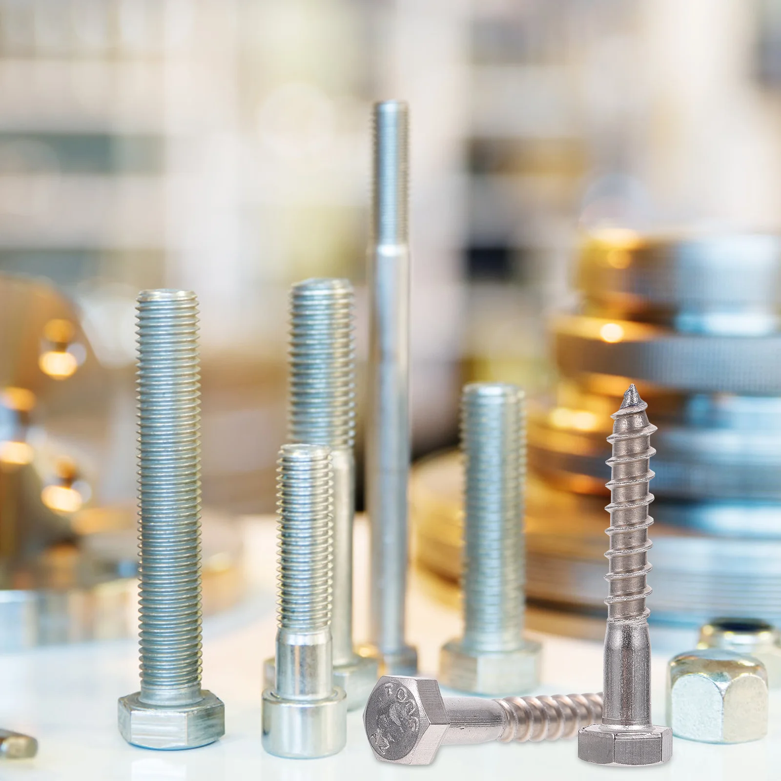 25Pcs Stainless Steel Hexagon Head Self Tapping Screws M6x40 Lag Bolt Screws for Furniture Pet Outdoor Solid Wood Rustproof
25Pcs Stainless Steel Hexagon Head Self Tapping Screws M6x40 Lag Bolt Screws for Furniture Pet Outdoor Solid Wood Rustproof