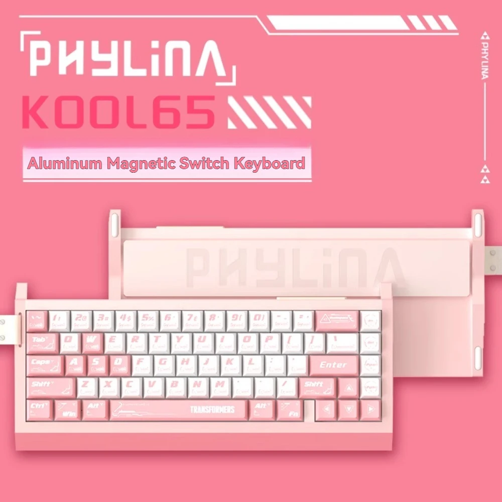 PHYLINA Koll65 Клавиатура с магнитным переключателем Проводная ПРОКЛАДКА RGB 8 кГц 0,125 мс RT 0,01 мм Игровая механическая клавиатура из алюминия FPS на заказ 
PHYLINA Koll65 Клавиатура с магнитным переключателем Проводная ПРОКЛАДКА RGB 8 кГц 0,125 мс RT 0,01 мм Игровая механическая клавиатура из алюминия FPS на заказ