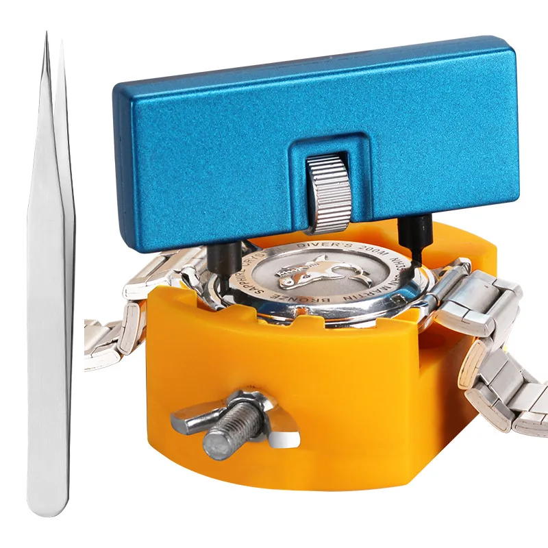 Портативный металлический открывалка для корпуса часов — инструмент с двумя зубцами для снятия винтовой задней панели и замены батареи
Портативный металлический открывалка для корпуса часов — инструмент с двумя зубцами для снятия винтовой задней панели и замены батареи