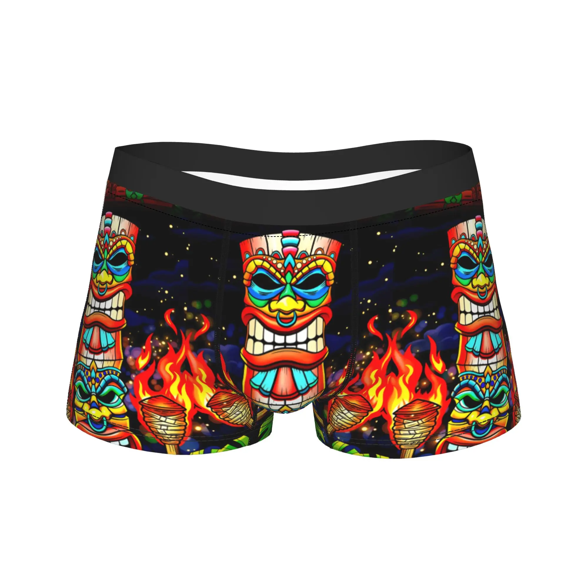 Double Tiki Totem With Torches Hawaiian Tribal Art Underwear Men's Underpants Pattern Comfortable Trunk Trenky Shorts Briefs
Double Tiki Totem With Torches Hawaiian Tribal Art Underwear Men's Underpants Pattern Comfortable Trunk Trenky Shorts Briefs