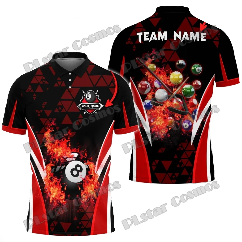Billiards Ball 8 Fire Multicolor Options Personalized Name 3D Printed Premium Men's Polo Shirt Summer Casual Polo Shirt POL184
Billiards Ball 8 Fire Multicolor Options Personalized Name 3D Printed Premium Men's Polo Shirt Summer Casual Polo Shirt POL184