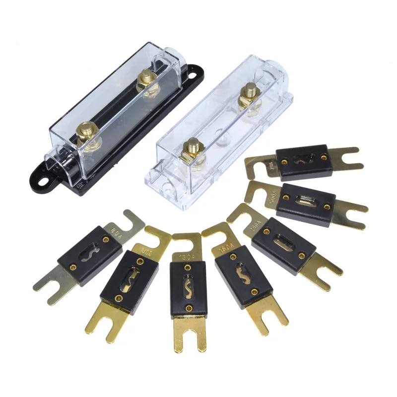 Automotive Fuse Holders Fusible Link With Fuse ANL Fuse 60 80 100 120 275 300 400 450 500A AMP ANS Fuse Holder Bolt-on Fuse
Automotive Fuse Holders Fusible Link With Fuse ANL Fuse 60 80 100 120 275 300 400 450 500A AMP ANS Fuse Holder Bolt-on Fuse