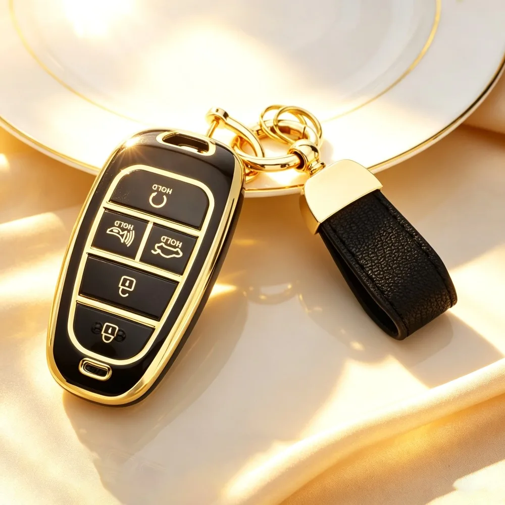 5 Buttons TPU Remote Key Fob Case Cover for Hyundai Sonata Nexo DN8 Santa Fe TM Tucson NX4 Staria Ioniq Auto Accessories
5 Buttons TPU Remote Key Fob Case Cover for Hyundai Sonata Nexo DN8 Santa Fe TM Tucson NX4 Staria Ioniq Auto Accessories