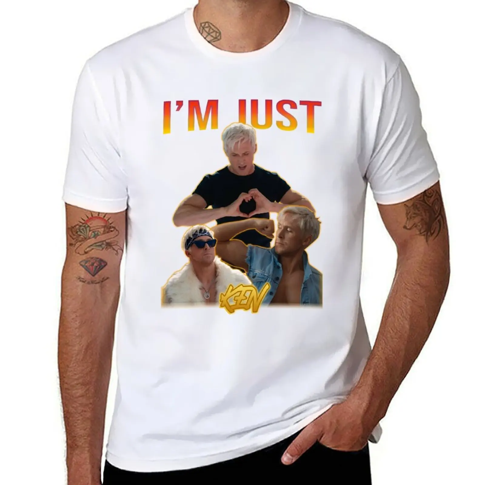 I am just Ken - Cursed Streetwear T-Shirt t shirt man plain t shirt man cotton T-Shirt
I am just Ken - Cursed Streetwear T-Shirt t shirt man plain t shirt man cotton T-Shirt