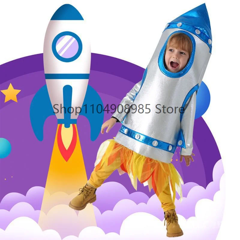 Children's Space Exploration Rocket Cosplay Costume Stage Performance Clothes Astronaut Suit Kindergarten Performance Outfit
Children's Space Exploration Rocket Cosplay Costume Stage Performance Clothes Astronaut Suit Kindergarten Performance Outfit