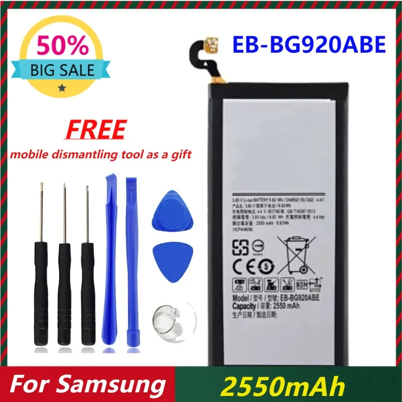 2550 мАч EB-BG920ABE для Samsung Galaxy S6 G9200 G9208 G9209 Аккумуляторы для мобильных телефонов
2550 мАч EB-BG920ABE для Samsung Galaxy S6 G9200 G9208 G9209 Аккумуляторы для мобильных телефонов