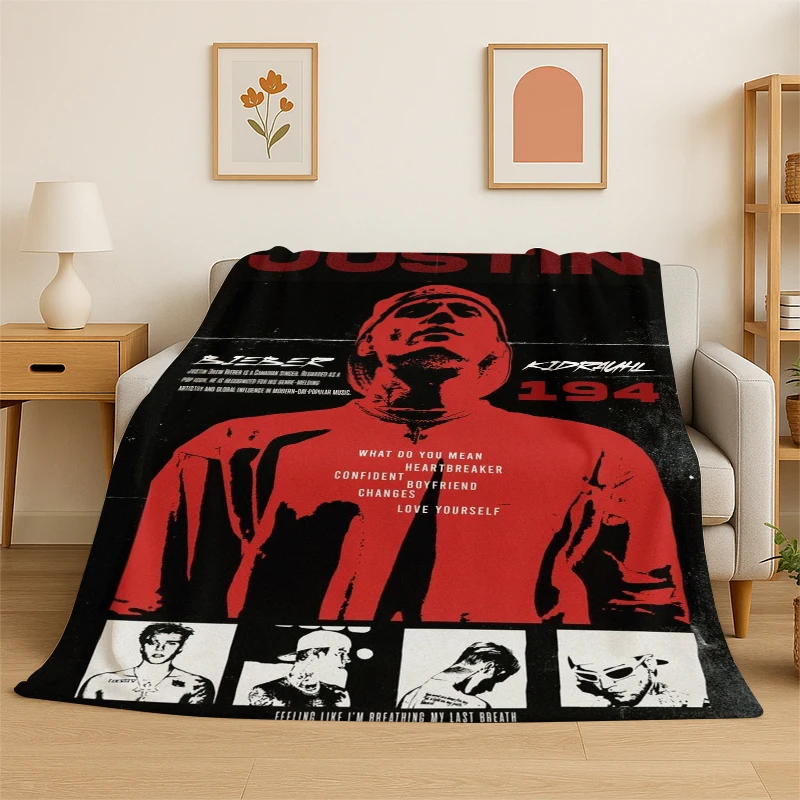 3D Justin Bieber Singer Star Flannel Blanket Soft Warm Throw Blanket for Bedroom Living Room Bed Travel Camping Picnic Gift
3D Justin Bieber Singer Star Flannel Blanket Soft Warm Throw Blanket for Bedroom Living Room Bed Travel Camping Picnic Gift