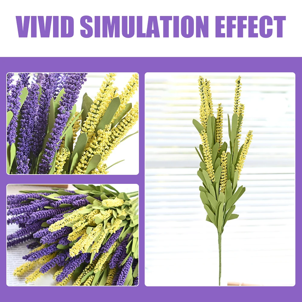 2pcs Artificial Lavender FlowersFloral Stems Decor for Holiday Home Party Gifts Reusable Safe DIY ArrangementFake Lavender
2pcs Artificial Lavender FlowersFloral Stems Decor for Holiday Home Party Gifts Reusable Safe DIY ArrangementFake Lavender