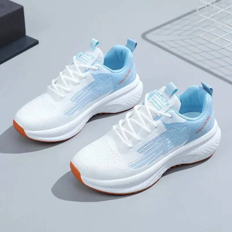 2025 Spring Summer Women's Breathable Mesh Knitted Shoes Thick-Soled Height-Increasing Lightweight Athletic
2025 Spring Summer Women's Breathable Mesh Knitted Shoes Thick-Soled Height-Increasing Lightweight Athletic