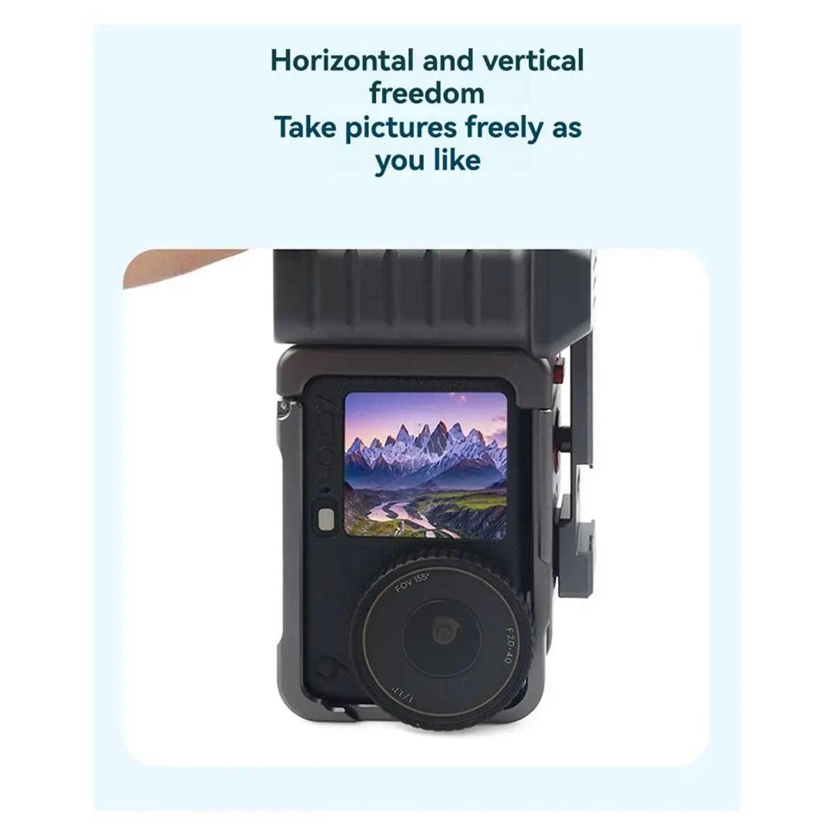 (A03R) For Action 6 Vlog Grip Mount - Metal Quick Release Rabbit Cage for Enhanced Videography
(A03R) For Action 6 Vlog Grip Mount - Metal Quick Release Rabbit Cage for Enhanced Videography