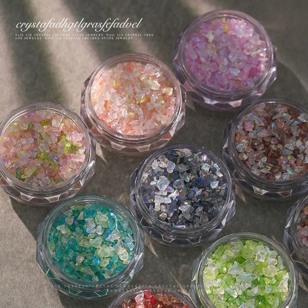 1 Bottle Natural Crystal Nail Art Charms Gravel Stones Irregular Nail DIY Decoration Gems for Salon Home Press On Manicure Parts
1 Bottle Natural Crystal Nail Art Charms Gravel Stones Irregular Nail DIY Decoration Gems for Salon Home Press On Manicure Parts