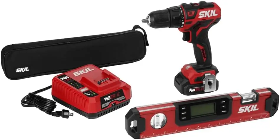 2-Tool Combo Kit: PWRCore 12 Brushless 12V 1/2 Inch Cordless Drill Driver and 12 Inch Digital Level, Includes 2.0Ah Lithium Batt
2-Tool Combo Kit: PWRCore 12 Brushless 12V 1/2 Inch Cordless Drill Driver and 12 Inch Digital Level, Includes 2.0Ah Lithium Batt