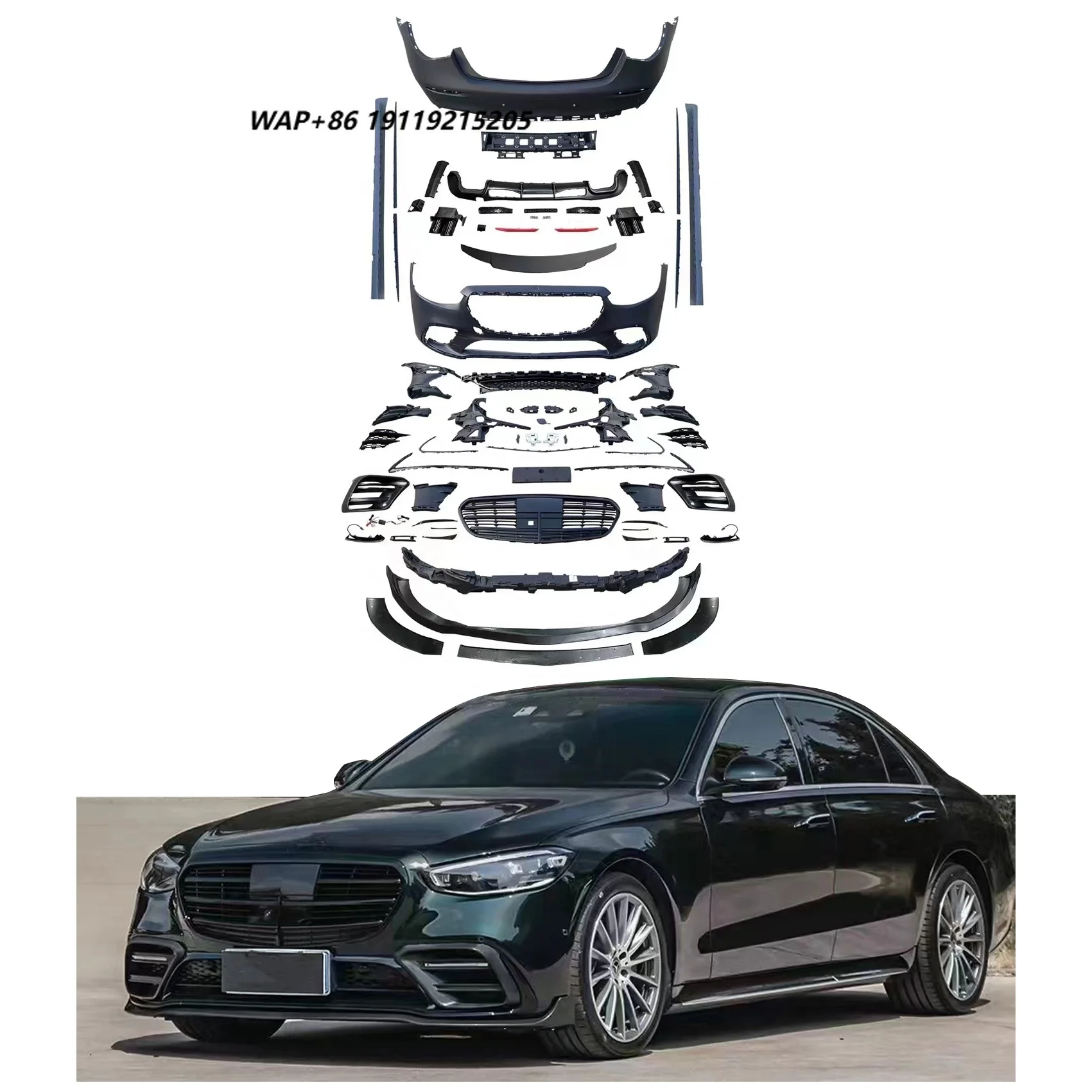 W223 Body Kit for s Class W223 for Bra-bus Style Front Bumpers Rear Bumpers Side Skirt Wheel Arches
W223 Body Kit for s Class W223 for Bra-bus Style Front Bumpers Rear Bumpers Side Skirt Wheel Arches