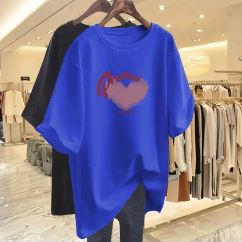 Women Clothing O-neck Fashion Short Sleeve Top Tee, Vintage Loose Casual Cotton T-shirt, Summer Cartoon Printed Pullovers
Women Clothing O-neck Fashion Short Sleeve Top Tee, Vintage Loose Casual Cotton T-shirt, Summer Cartoon Printed Pullovers