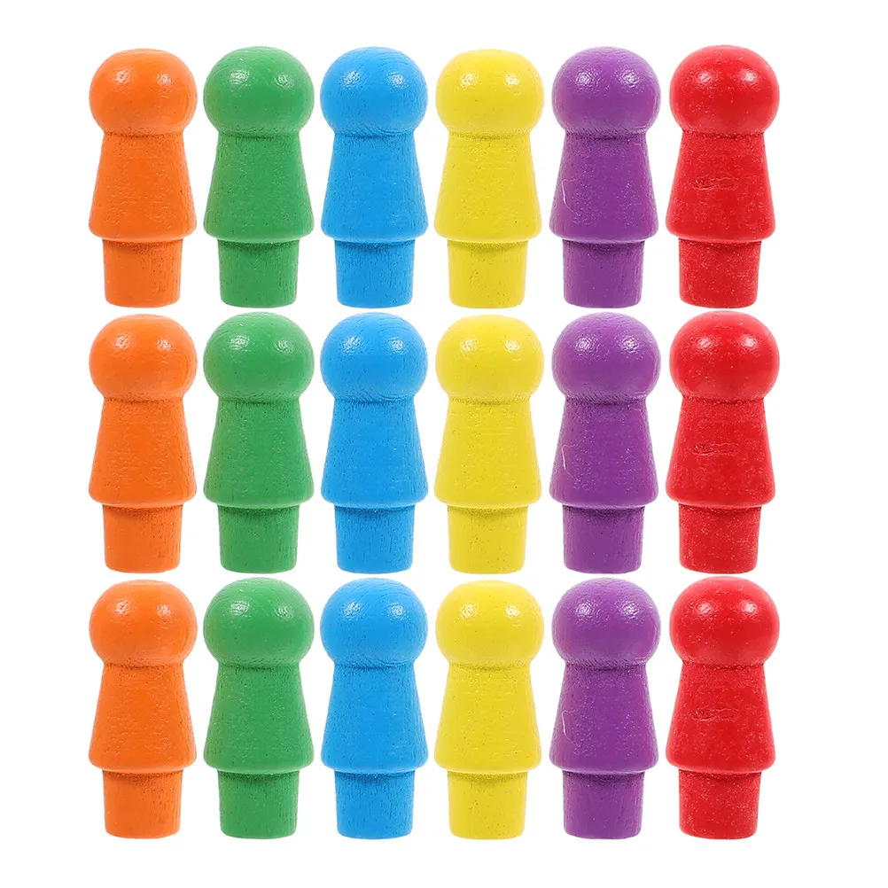 180Pcs Wooden Checkers Pieces Colorful Human-Shaped Game Pawns for Chinese Checkers Flight Chess Strategy Board Games Youth
180Pcs Wooden Checkers Pieces Colorful Human-Shaped Game Pawns for Chinese Checkers Flight Chess Strategy Board Games Youth
