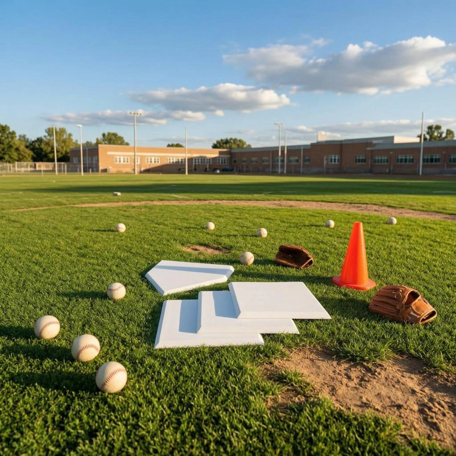 4 Pieces Home Base and Bases Thick Rubber Baseball Bases Rubber Base Set White Sports Equipment Flat Profile
4 Pieces Home Base and Bases Thick Rubber Baseball Bases Rubber Base Set White Sports Equipment Flat Profile