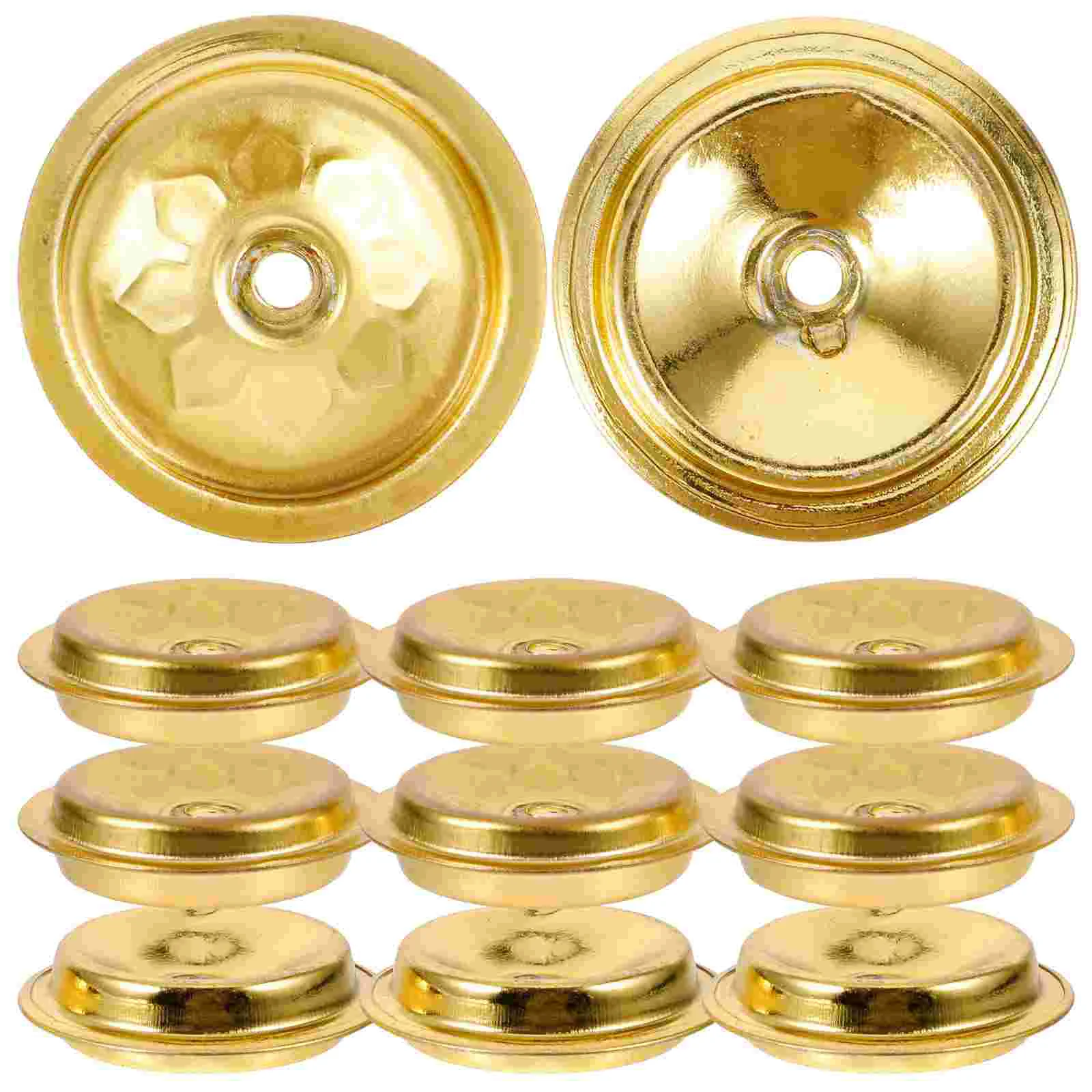12Pcs Oil Float Lamp Wick Floating Base Wick Holders Aluminum Metal Disc Simple Oil Lamp Floating Wicks Holder Butter 
12Pcs Oil Float Lamp Wick Floating Base Wick Holders Aluminum Metal Disc Simple Oil Lamp Floating Wicks Holder Butter