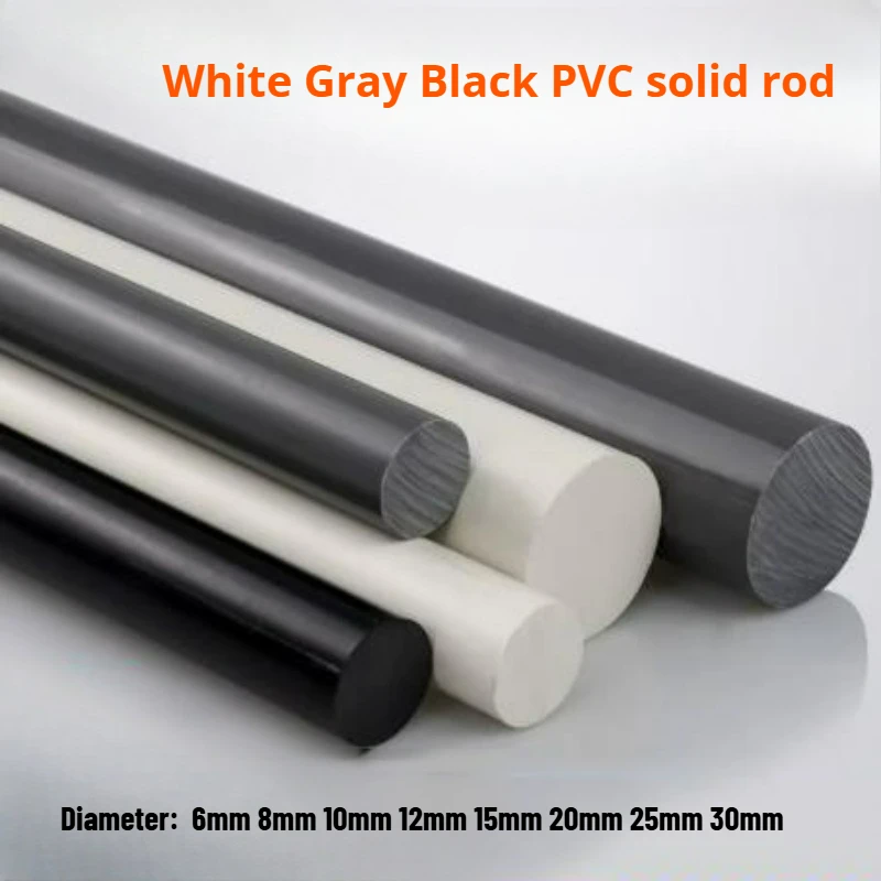 Length 500mm PVC Round Rod Bar Plastic White Gray Black Billet Spacer Engineering Diameter 6/8/10/12/15/20/25/30mm
Length 500mm PVC Round Rod Bar Plastic White Gray Black Billet Spacer Engineering Diameter 6/8/10/12/15/20/25/30mm