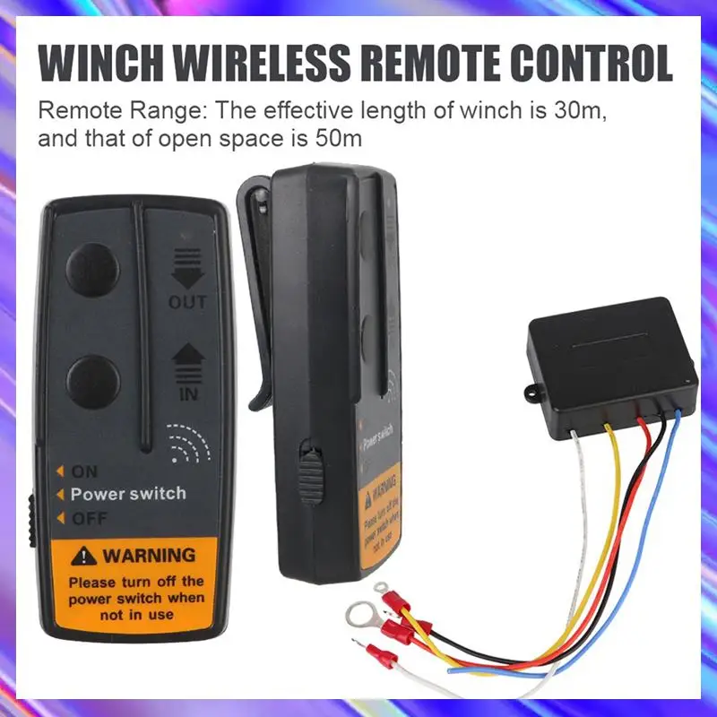 10X 2.4G 12V 24V Electric Winch Switch Controller Universal Wireless Remote Control Recovery 72W
10X 2.4G 12V 24V Electric Winch Switch Controller Universal Wireless Remote Control Recovery 72W