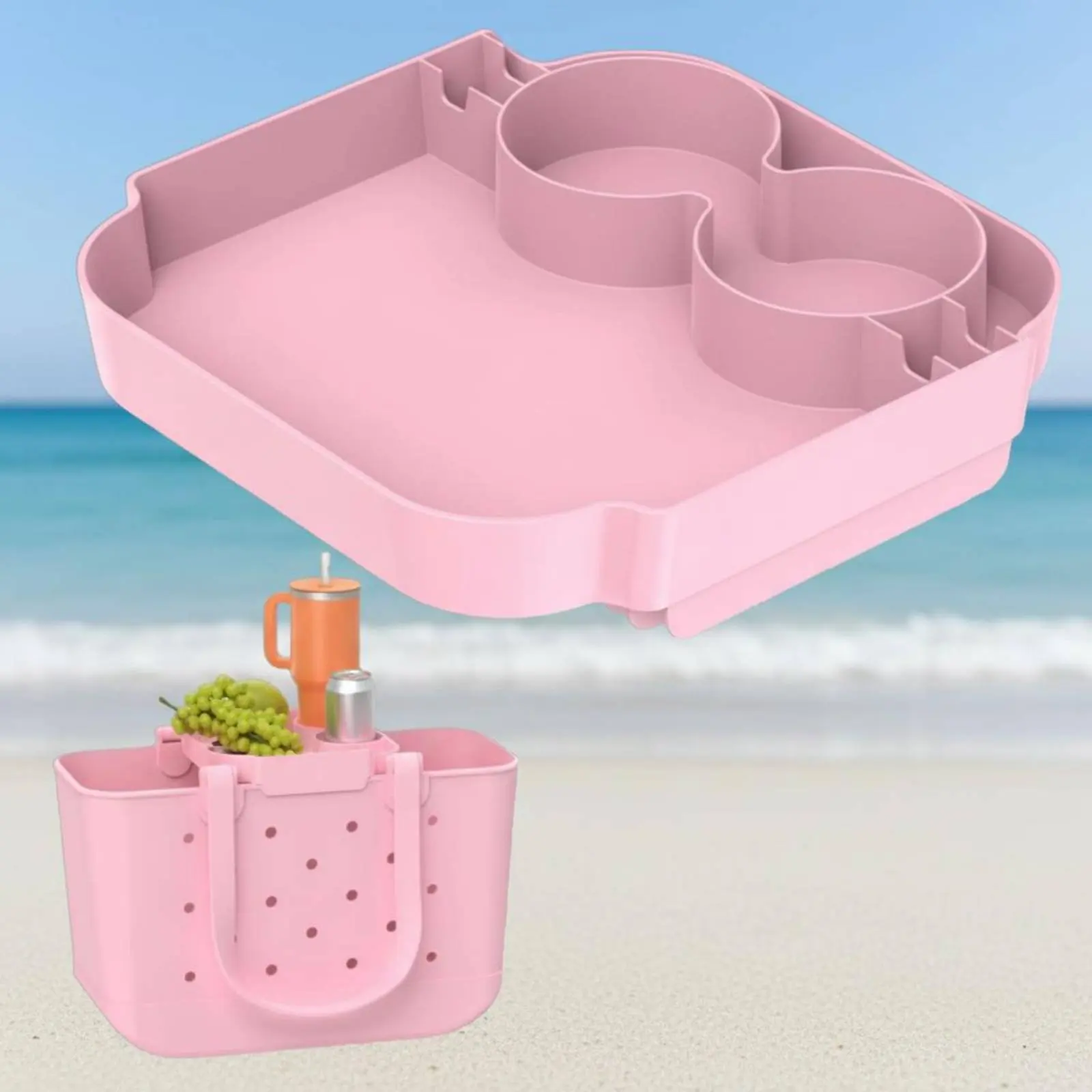 Beach Bag Tray Lightweight Tote Bag Tray Insert Storage Accessory Easy Setup Multi-Slot Design for Picnic, Travel
Beach Bag Tray Lightweight Tote Bag Tray Insert Storage Accessory Easy Setup Multi-Slot Design for Picnic, Travel