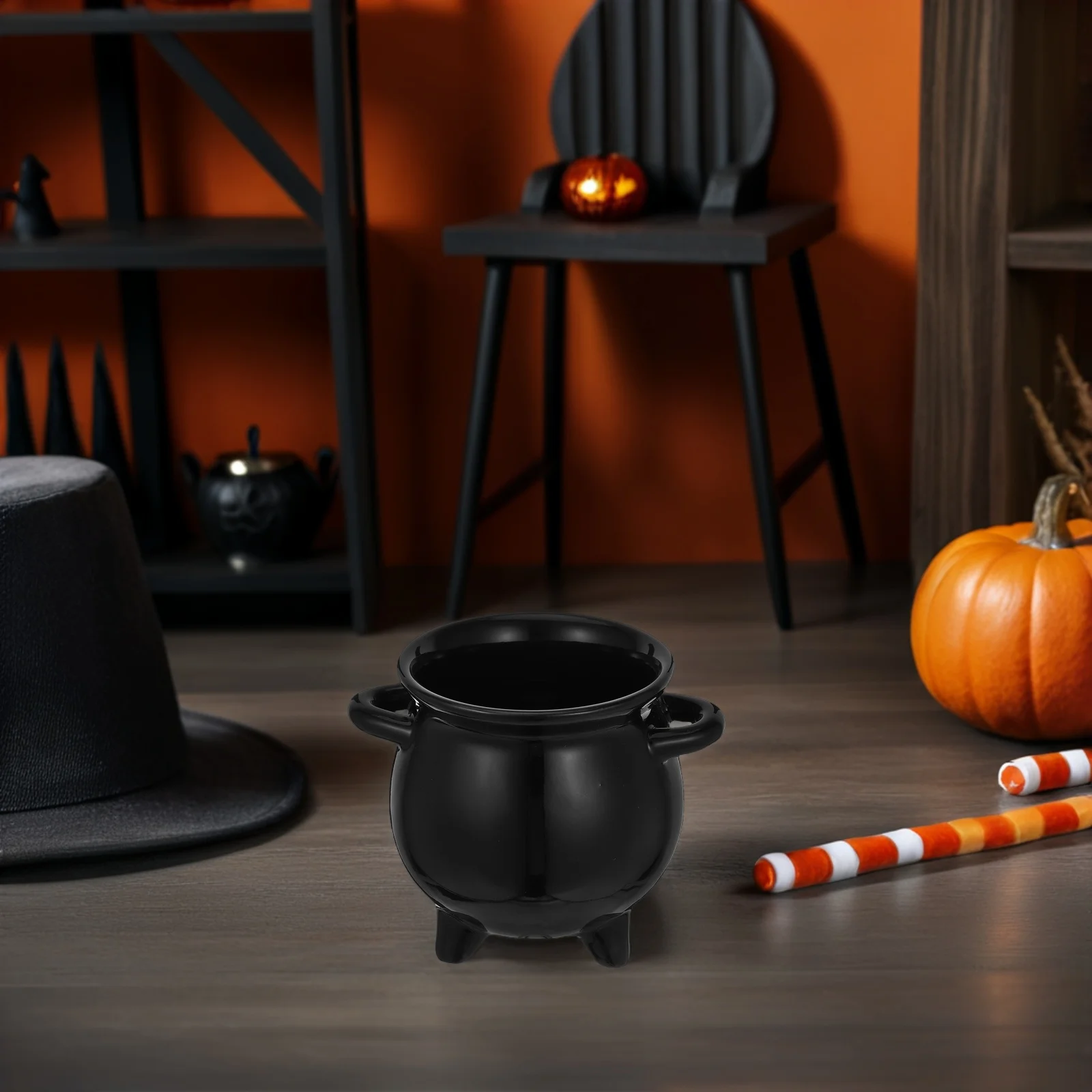 Mini Ceramic Halloween Cauldron Witches Candy Jar Small Pot for Party Favors Christmas Birthday Treats Halloween Bucket
Mini Ceramic Halloween Cauldron Witches Candy Jar Small Pot for Party Favors Christmas Birthday Treats Halloween Bucket