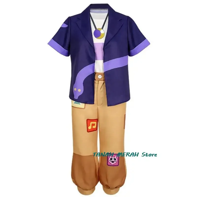 Аниме мультфильм сериал Сова Cos House Luz Косплей Костюм Детское фиолетовое пальто с короткими рукавами для мальчиков и девочек Kawaii Карнавальный костюм для вечеринки
Аниме мультфильм сериал Сова Cos House Luz Косплей Костюм Детское фиолетовое пальто с короткими рукавами для мальчиков и девочек Kawaii Карнавальный костюм для вечеринки