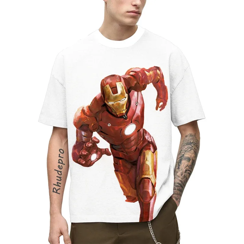 Miniso 2024 Iron Man Captain America Cartoon Men Women T Shirt Casual Style 3D Print Summer Casual Streetwear Tee
Miniso 2024 Iron Man Captain America Cartoon Men Women T Shirt Casual Style 3D Print Summer Casual Streetwear Tee