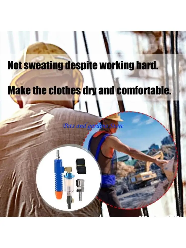 H051 Tube Cooling Vests Accessory Cooling with Belt & Conncetor for Temperature Work environment & Welding Application
H051 Tube Cooling Vests Accessory Cooling with Belt & Conncetor for Temperature Work environment & Welding Application