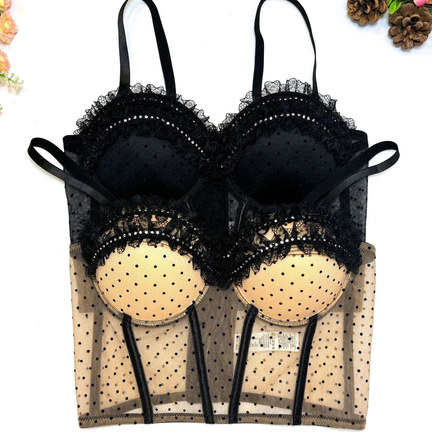 Женское черное сексуальное кружевное прозрачное нижнее белье для взрослых по индивидуальному заказу, высококачественный сборный корсет, сексуальное женское белье на подтяжках для сцены
Женское черное сексуальное кружевное прозрачное нижнее белье для взрослых по индивидуальному заказу, высококачественный сборный корсет, сексуальное женское белье на подтяжках для сцены