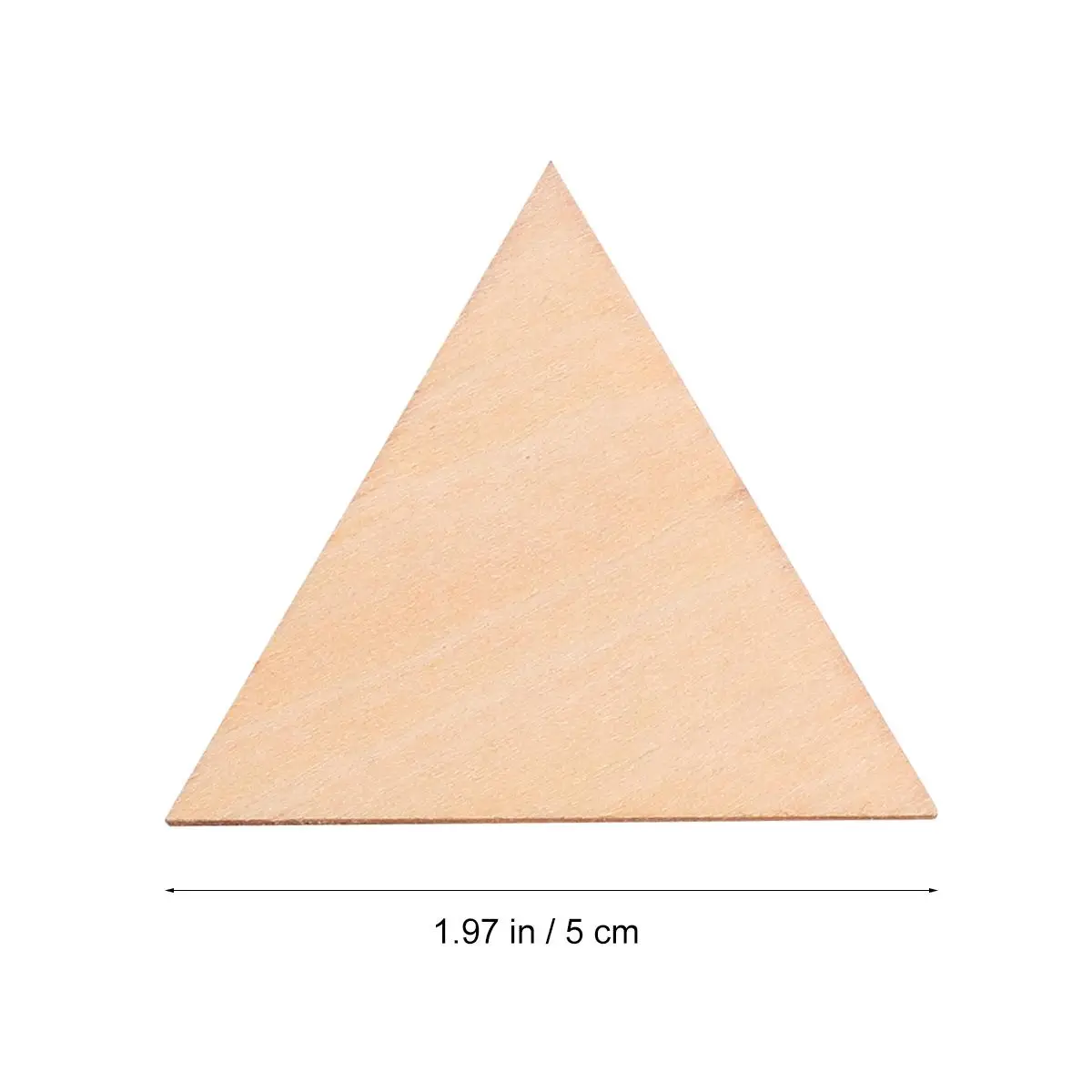 60 Pcs Wooden Triangle Slices Premium Material DIY Crafts Blank Surface Decorations Schools Camps Parties Halloween
60 Pcs Wooden Triangle Slices Premium Material DIY Crafts Blank Surface Decorations Schools Camps Parties Halloween