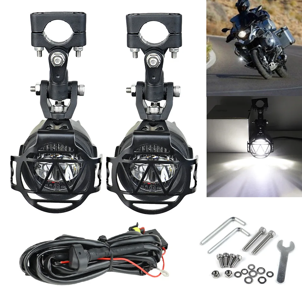 Motorcycle LED Auxiliary Lamp For BMW R1200GS F800GS ADV Yamaha MT07 MT09 CRF1000L Africa Twin Kawasaki Fog Lights Driving Lamp
Motorcycle LED Auxiliary Lamp For BMW R1200GS F800GS ADV Yamaha MT07 MT09 CRF1000L Africa Twin Kawasaki Fog Lights Driving Lamp