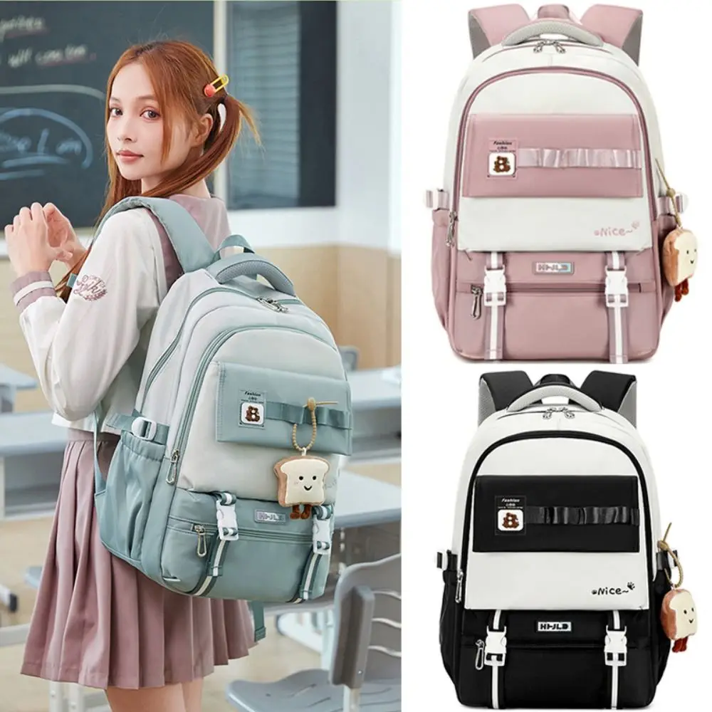 New Large Capacity School Bags Lightweight Waterproof Rucksack Bagpack Oxford Cloth with Pendant Travel Mochila Students
New Large Capacity School Bags Lightweight Waterproof Rucksack Bagpack Oxford Cloth with Pendant Travel Mochila Students