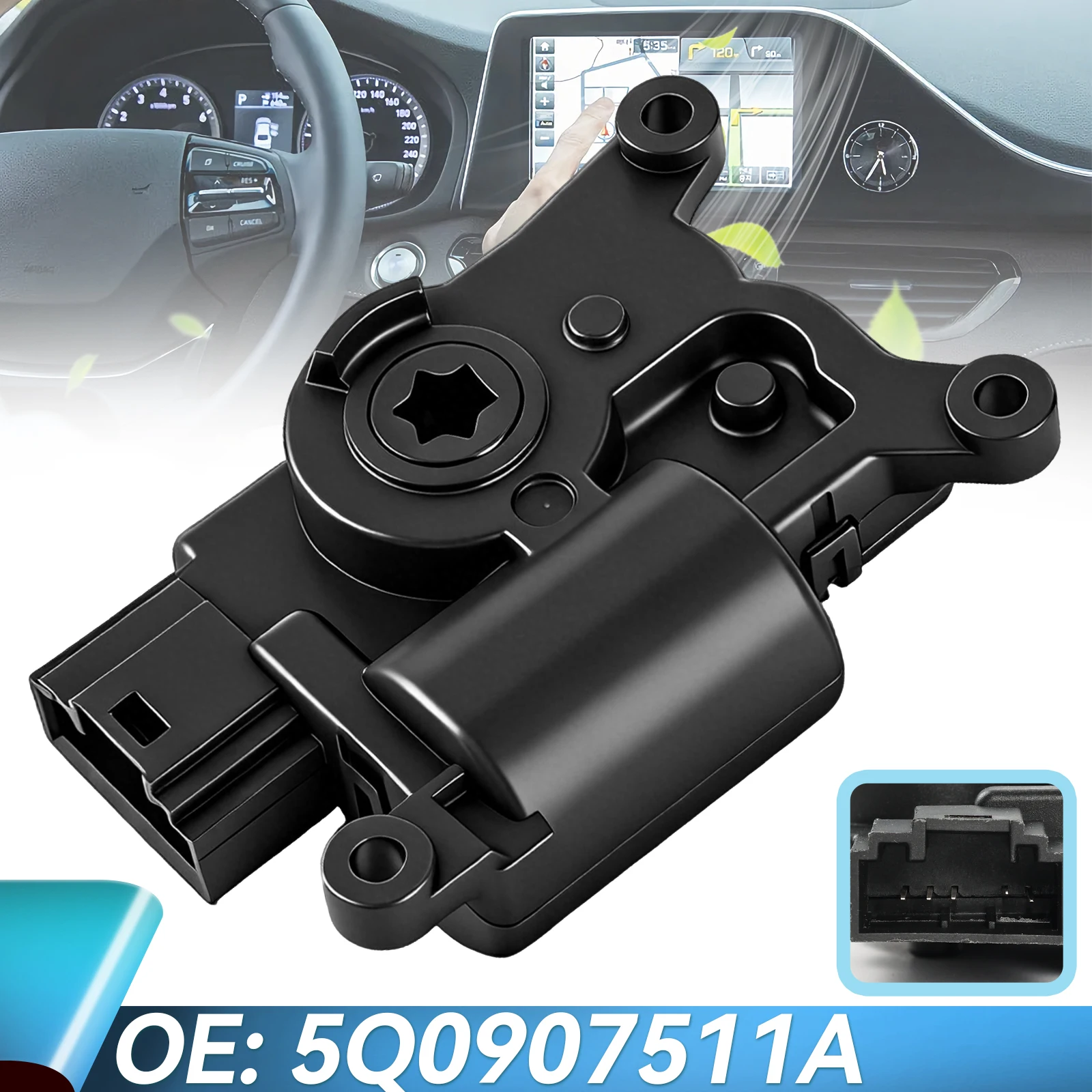 5Q0907511A Привод клапана регулировки смешивания воздуха отопителя HVAC для Audi A3, Seat, Skoda Karoq, Octavia, VW Arteon, Golf, Passat, Tiguan, Touran
5Q0907511A Привод клапана регулировки смешивания воздуха отопителя HVAC для Audi A3, Seat, Skoda Karoq, Octavia, VW Arteon, Golf, Passat, Tiguan, Touran