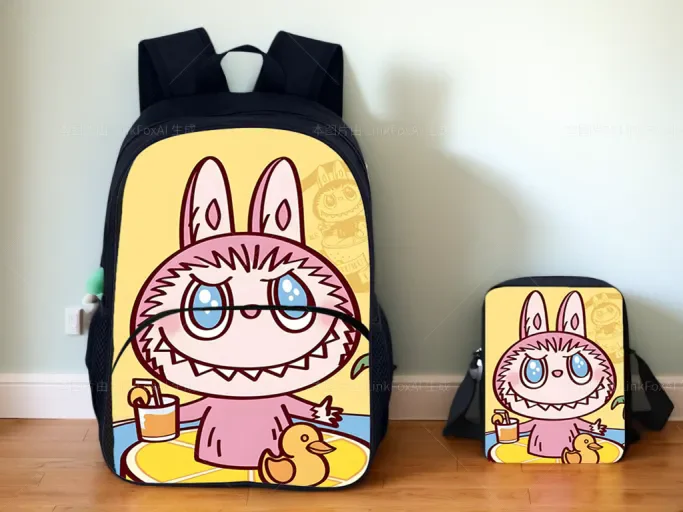 Unisex Kids Waterproof Backpack+Side Bag Set,Labubu Lightweight Book Bag Cartoon Daypack for Travel,School
Unisex Kids Waterproof Backpack+Side Bag Set,Labubu Lightweight Book Bag Cartoon Daypack for Travel,School